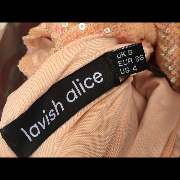 Lavish Alice Ruched Sequined mini Dress new w/tags - Picture 5 of 6